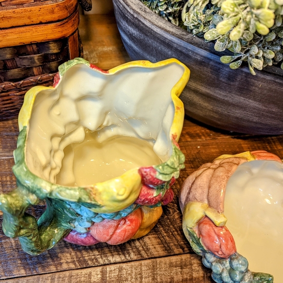 Vintage Nowell Mold Pitcher and Bowl Fruit - Picture 6 of 10